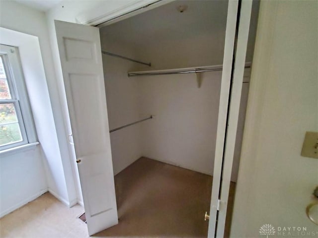 view of closet