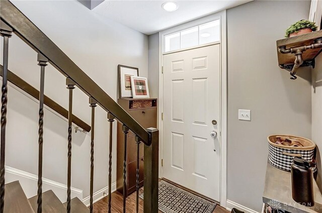 view of entrance foyer