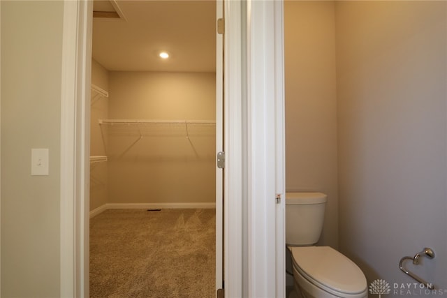 bathroom with toilet