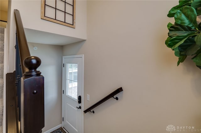 view of entrance foyer