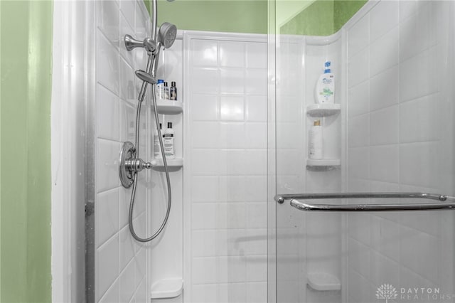 bathroom with walk in shower