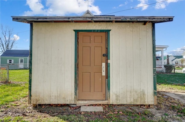 view of outbuilding