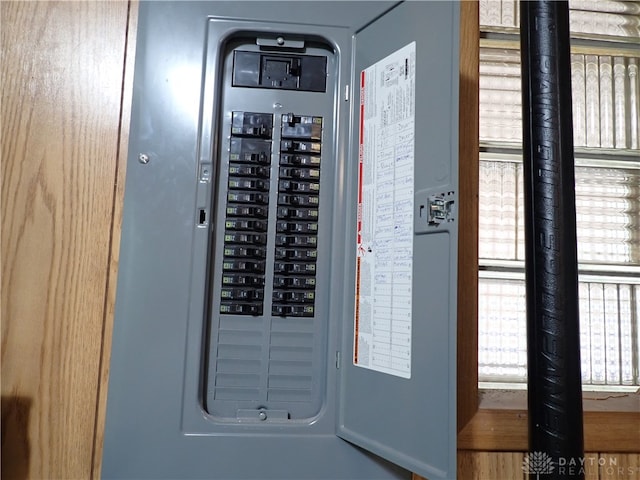 utility room featuring electric panel