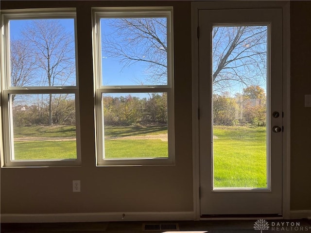 entryway with a healthy amount of sunlight