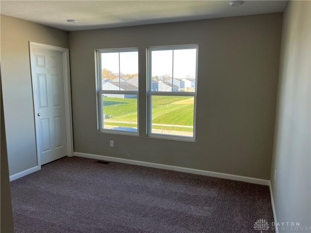 spare room with carpet flooring