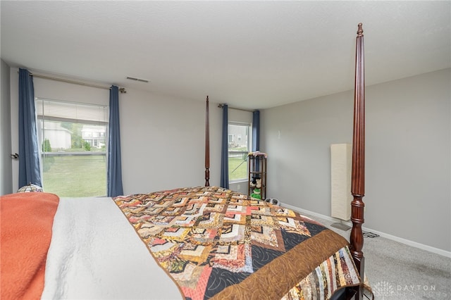 bedroom featuring carpet floors