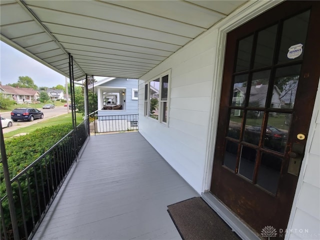 view of patio / terrace featuring a porch