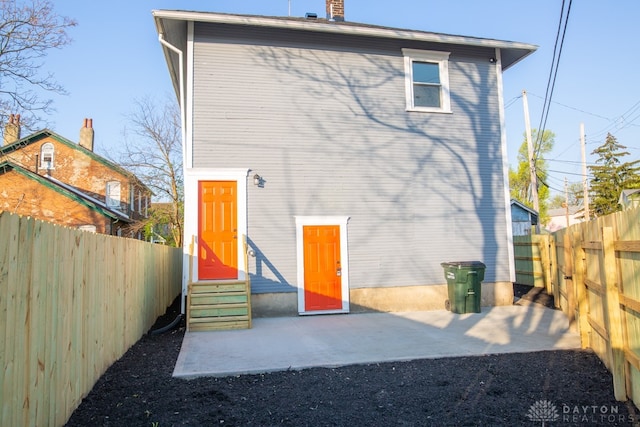 view of rear view of property