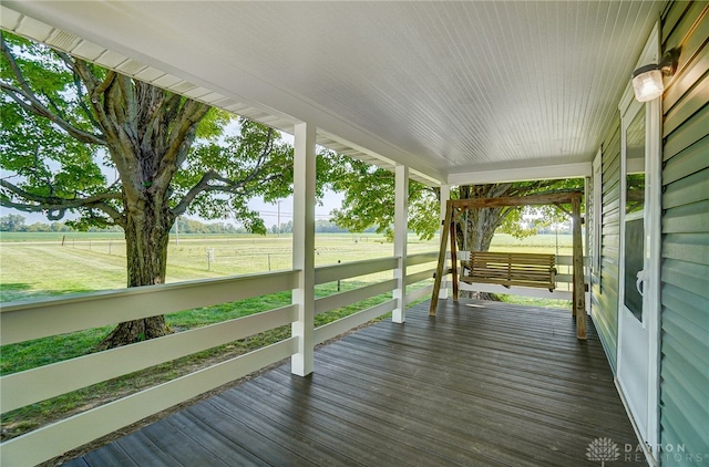 view of deck