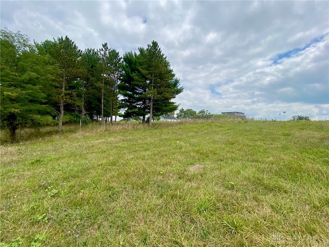 view of yard featuring a rural view