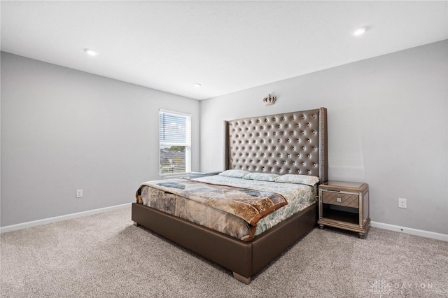 bedroom featuring carpet flooring