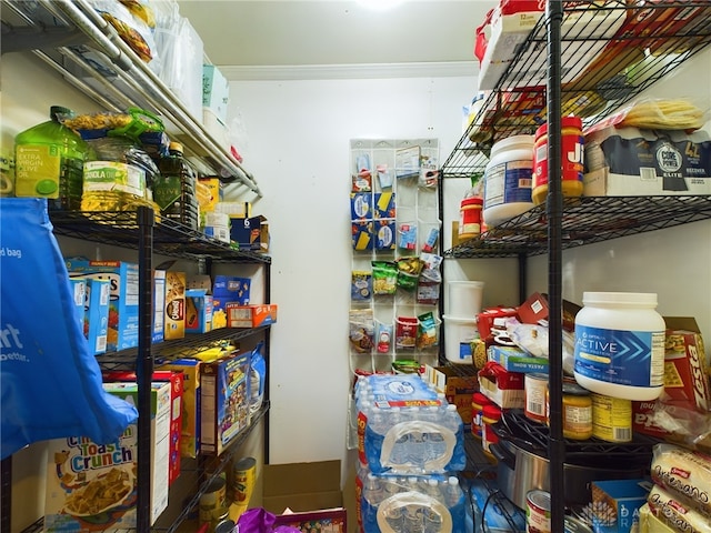 view of pantry