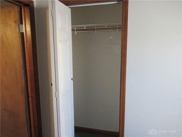 view of closet