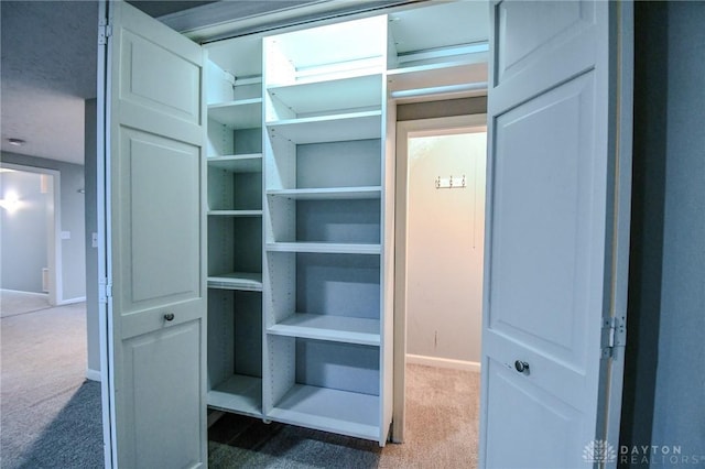 view of closet