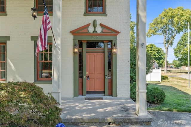 view of entrance to property