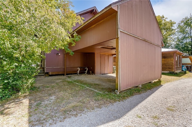 view of outbuilding