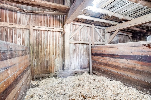 view of horse barn