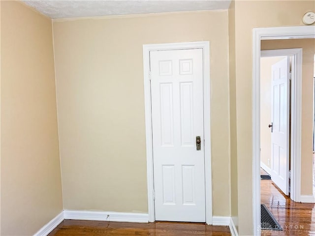 interior space with wood-type flooring