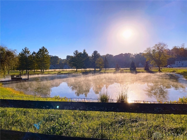 property view of water