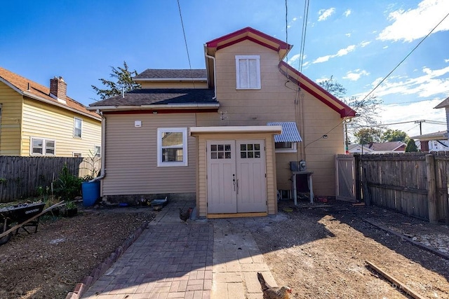 view of rear view of house