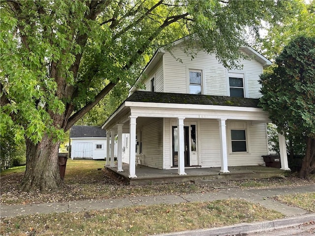 149 E 3rd St, Xenia, OH 45385 - country-style home with a porch