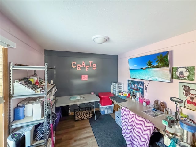 interior space featuring hardwood / wood-style flooring