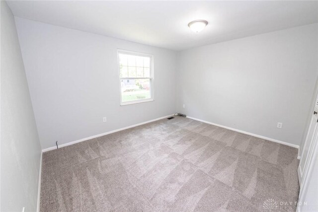 spare room with carpet