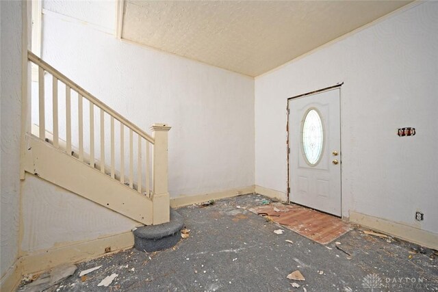 view of entrance foyer