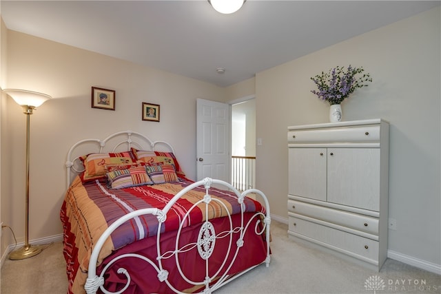 bedroom with carpet flooring