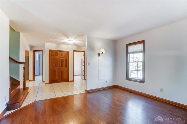 entryway featuring light wood-type flooring