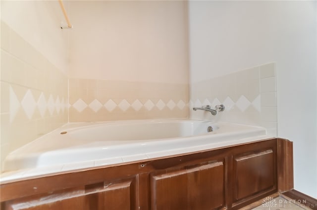 bathroom with a bathing tub