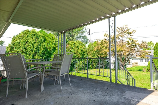 view of patio