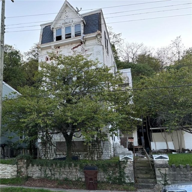 view of victorian home