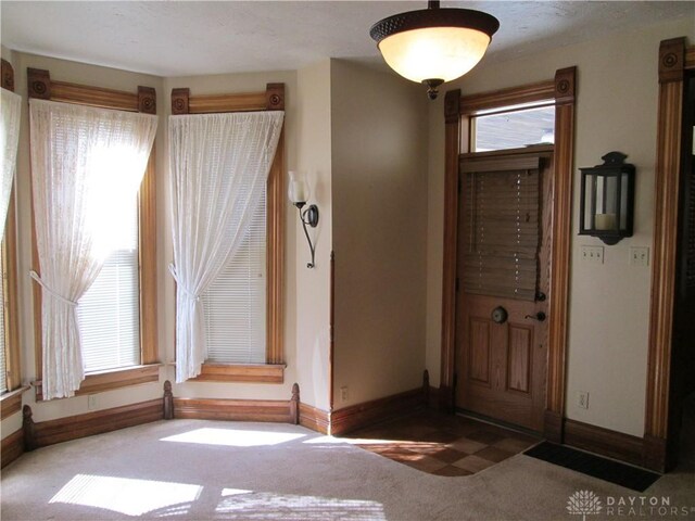 204 N Main St, Lewisburg, OH 45338 - entrance foyer featuring carpet flooring and baseboards