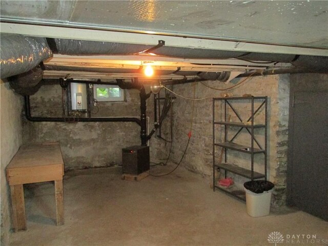 204 N Main St, Lewisburg, OH 45338 - below grade area with electric panel