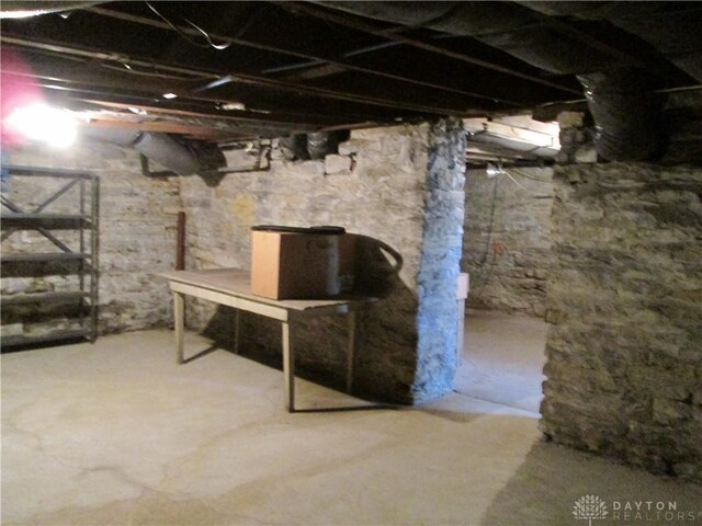 204 N Main St, Lewisburg, OH 45338 - view of unfinished below grade area