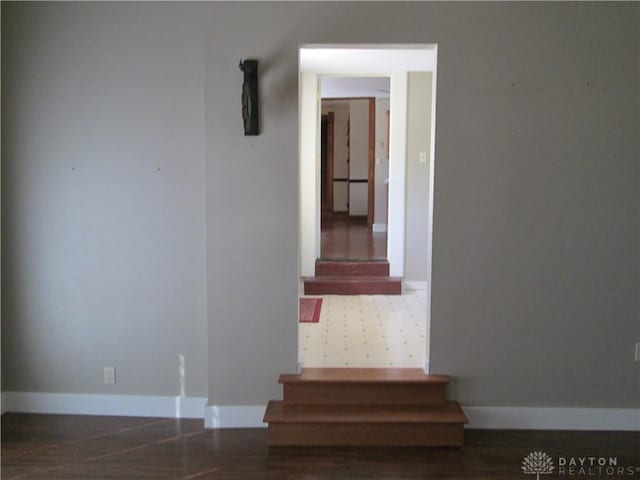204 N Main St, Lewisburg, OH 45338 - stairs with baseboards