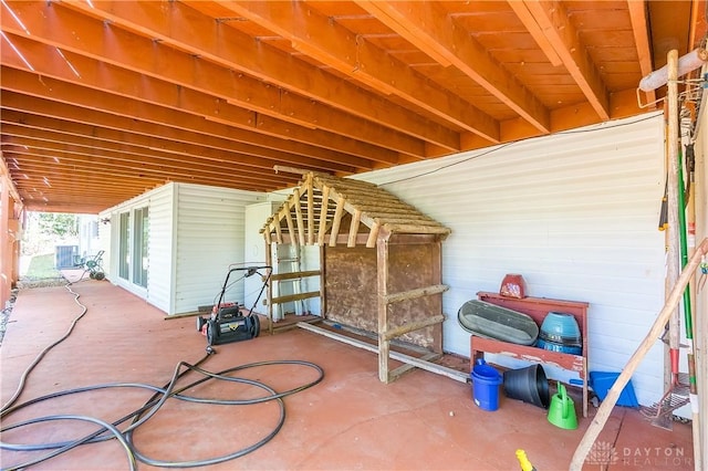 view of patio with cooling unit