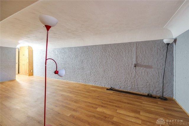 interior space featuring wood-type flooring