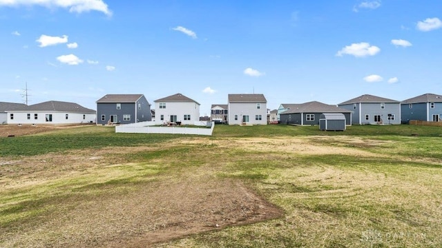 view of yard with central AC