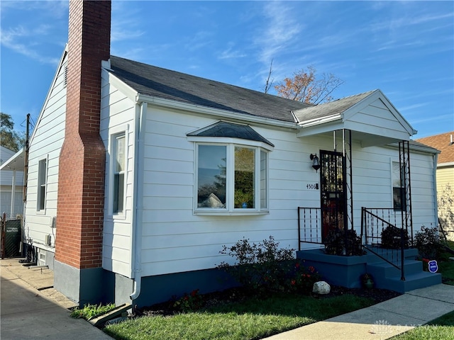 view of bungalow-style home