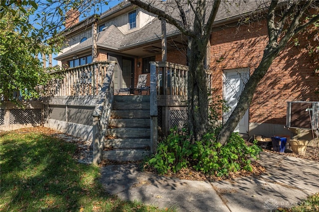 view of rear view of house