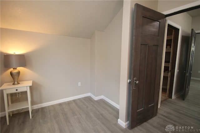 interior space featuring hardwood / wood-style floors