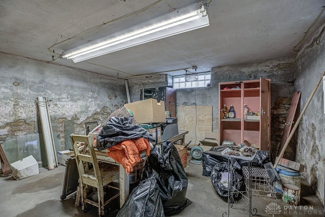 misc room featuring concrete flooring