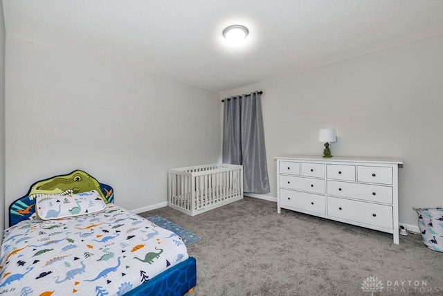 bedroom with carpet flooring