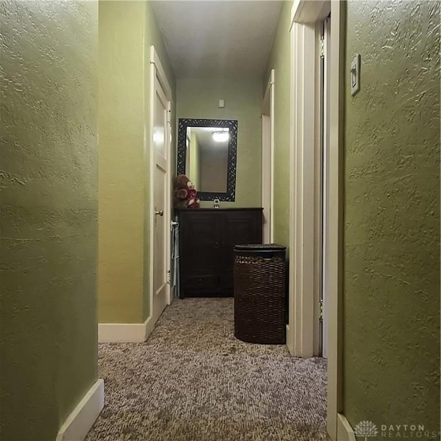 corridor with carpet