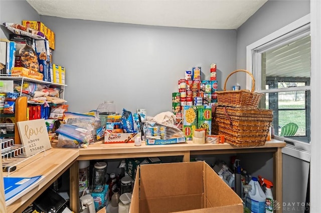 view of pantry