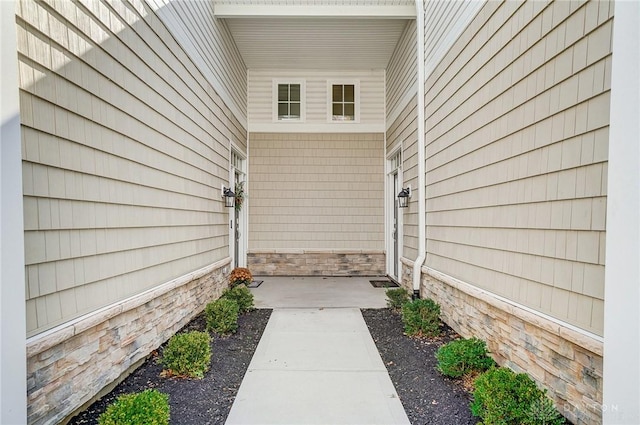 view of entrance to property