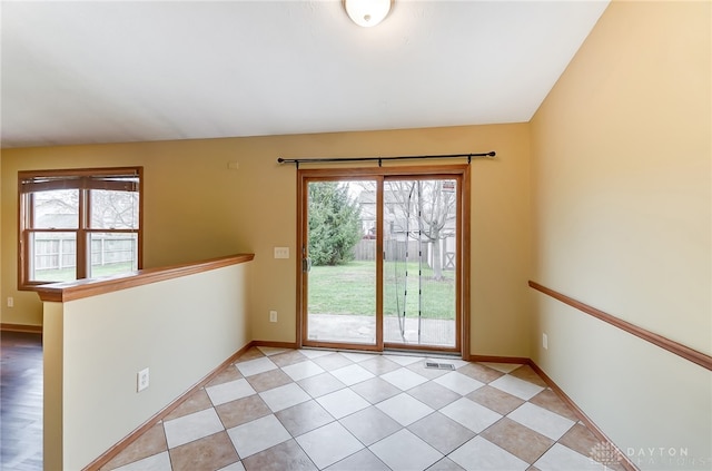 empty room with plenty of natural light