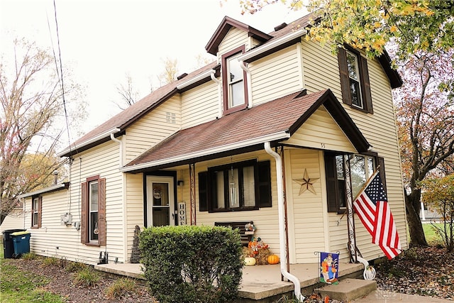 view of front of home